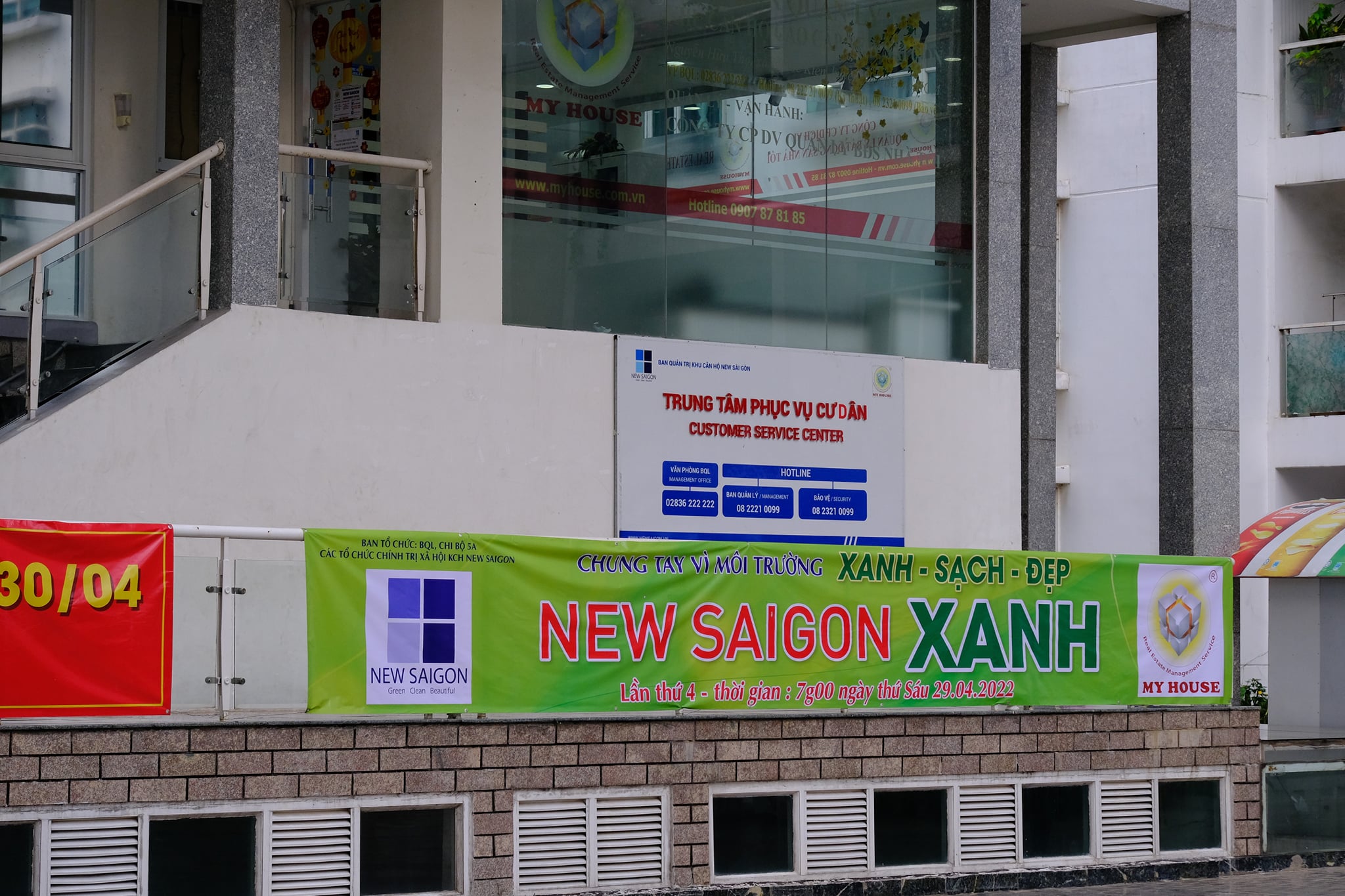 BQL My House và Cư dân dọn vệ sinh KCH New Saigon 1