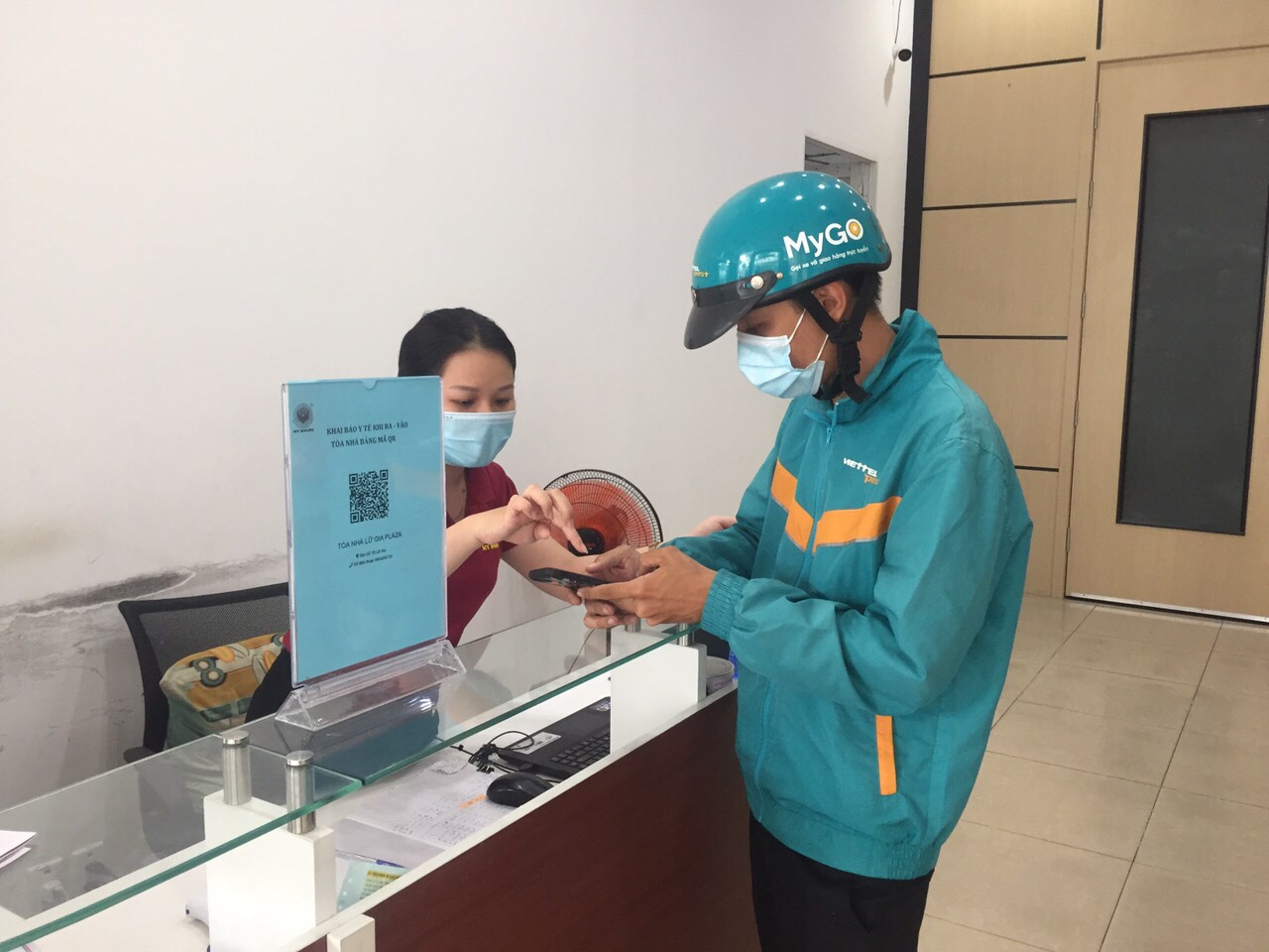 my house huong dan khach vang lai check in phong chong dich covid 19