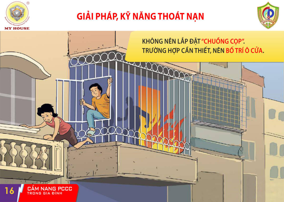 Cam nang pccc trong gia dinh