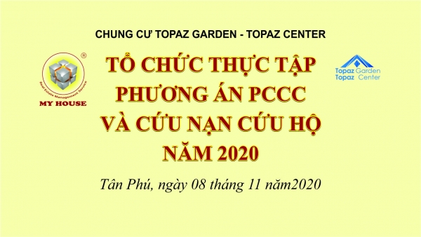 DIỄN TẬP PCCC TẠI CHUNG CƯ TOPAZ GARDEN TOPAZ CENTER