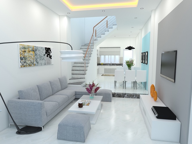 Mẫu nhà ống đơn giản nhưng hiện đại của gia đình 4 người, ai nhìn cũng muốn ở.