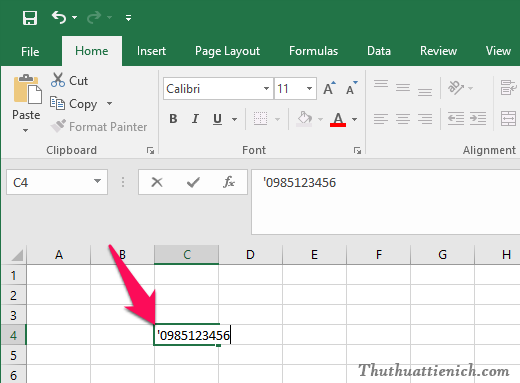 Cách viết thêm số 0 vào đầu, viết số điện thoại trong Excel mọi phiên bản.