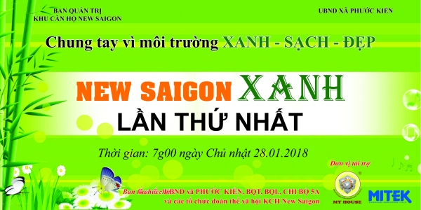 MY HOUSE CÙNG CHUNG TAY VÌ MÔI TRƯỜNG XANH SẠCH ĐẸP