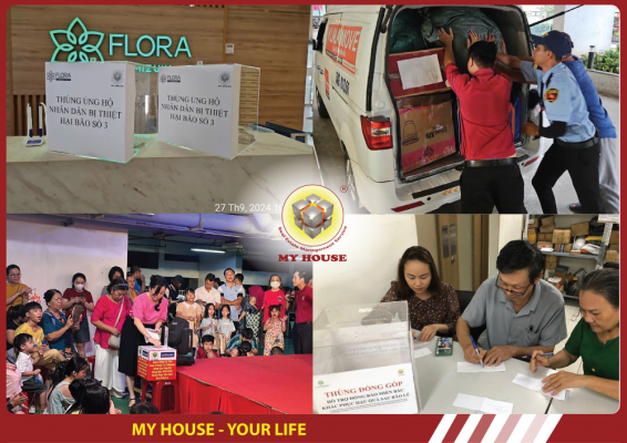 MY HOUSE TỔNG KẾT CHIẾN DỊCH QUYÊN GÓP VÌ MIỀN BẮC THÂN YÊU