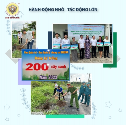 MY HOUSE THAM GIA CHIẾN DỊCH: TUYÊN TRUYỀN, PHÁT ĐỘNG CÁC HOẠT ĐỘNG BẢO VỆ MÔI TRƯỜNG