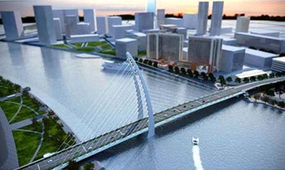 TPHCM :Sẽ khởi công cầu Thủ Thiêm 2 trong quý 1 2015
