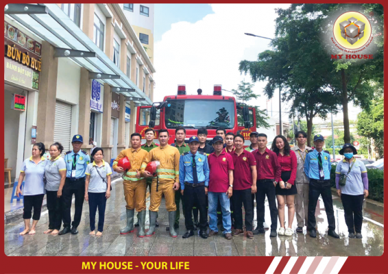 MY HOUSE THỰC TẬP PHƯƠNG ÁN PCCC CNCH NĂM 2024 TẠI NHÀ CHUNG CƯ CENTUM WEALTH