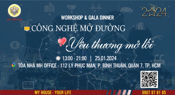 CÔNG NGHỆ MỞ ĐƯỜNG YÊU THƯƠNG MỞ LỐI Workshop Dinner 2024